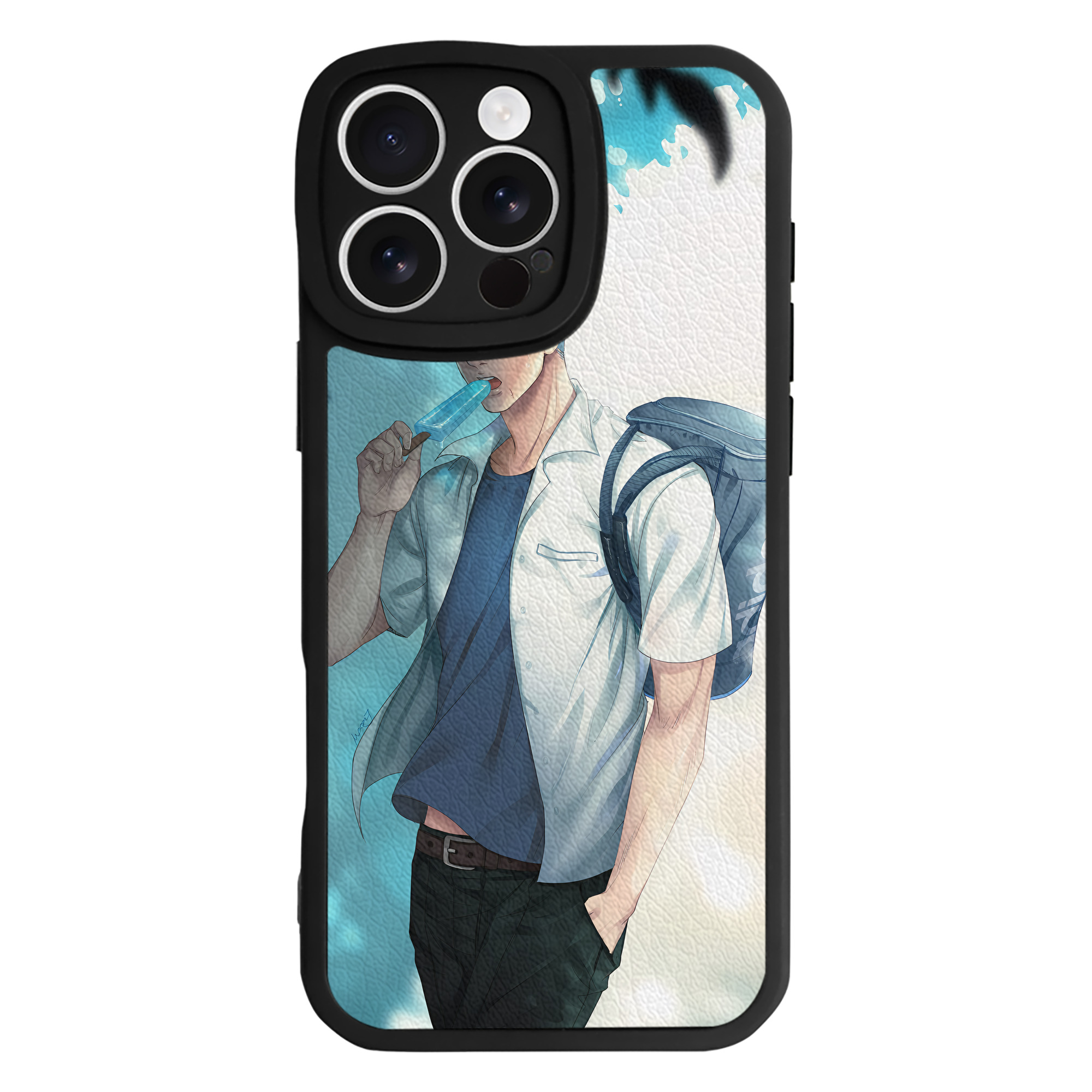 （画像用） SLAM DUNK／スラムダンク 【iPhone 16シリーズ対応】シリコンスマホケース（レザー調） 材質：シリコン
